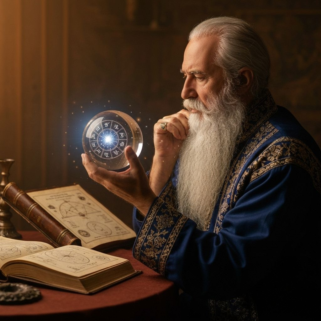 Psychic William with astrology tools