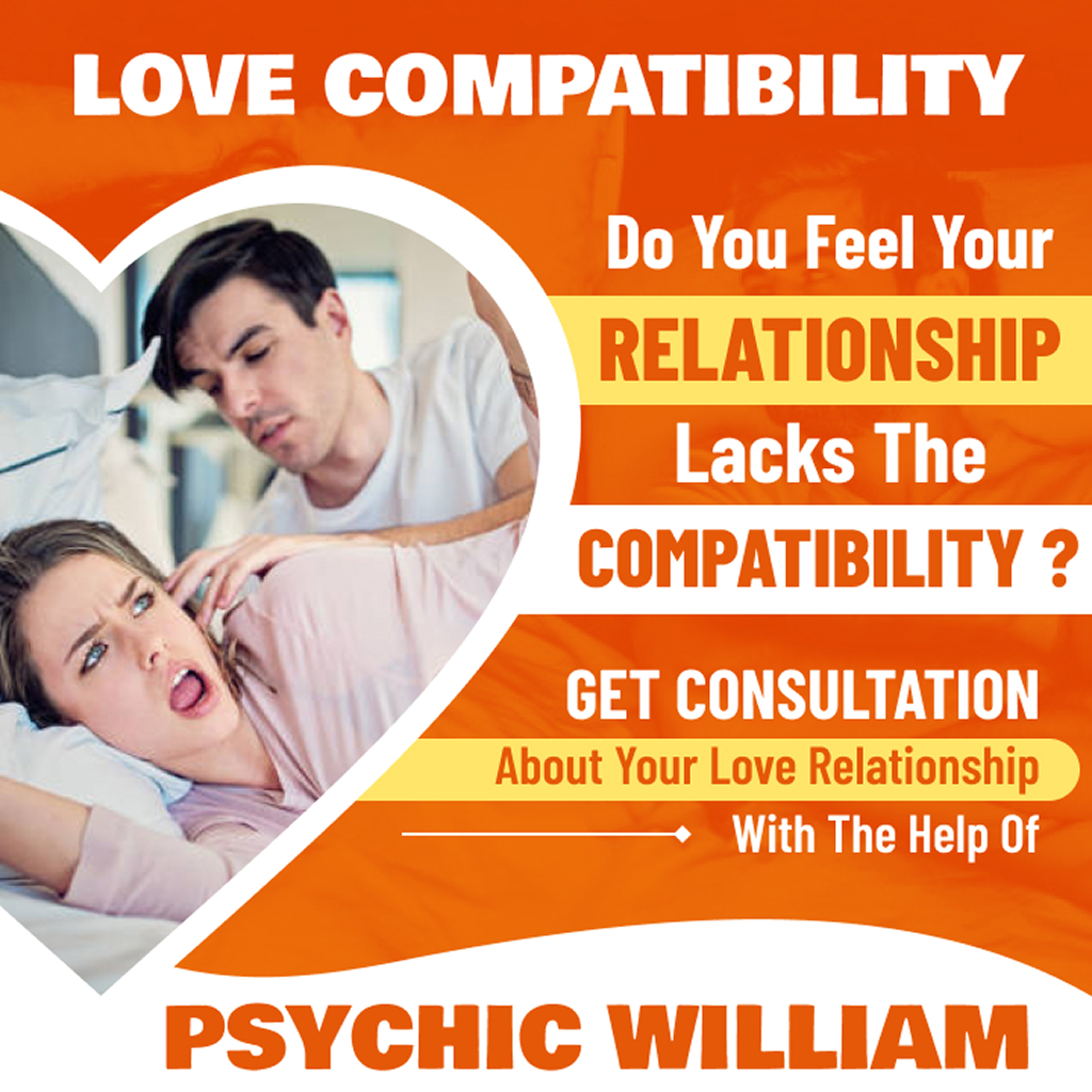 Couple facing relationship challenges under turbulent cosmic energy